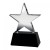 Clear Glass Star Award AC87