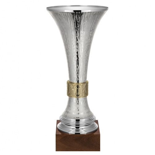 20in Textured Silver Vase Trophy 1795