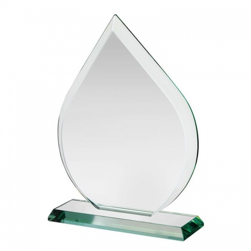 Jade Glass Teardrop Award HC011