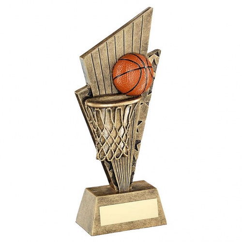 Basketball Trophy with Tapered Plaque