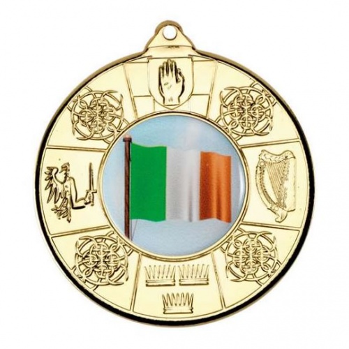 50mm Irish 4 Provinces Gold Medal
