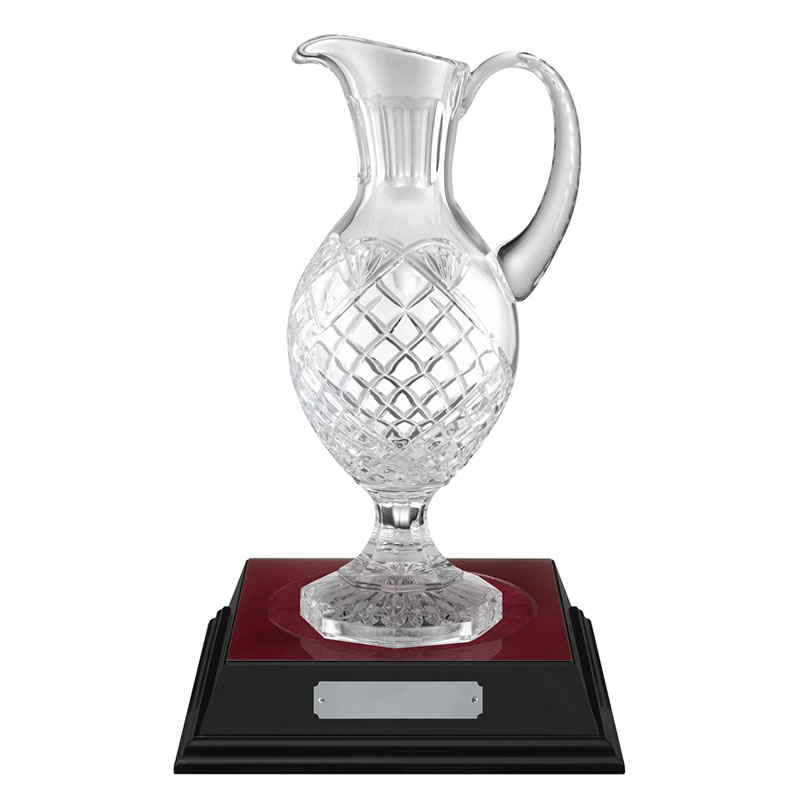 12in Lead Crystal Panel Claret Jug Awards Trophies Supplier