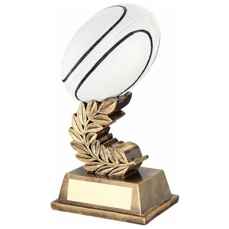 Resin Rugby Ball Trophy RF424 Awards Trophies Supplier
