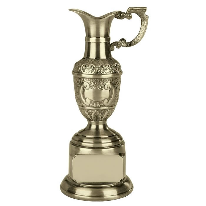 Resin Golf St Annes Claret Jug Award in Antique Gold Finish - Awards