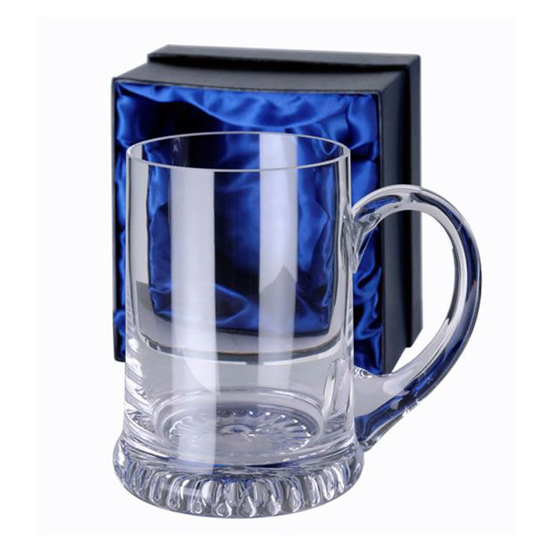 Crystal Glass Beer Tankard in Presentation Box Awards Trophies Supplier