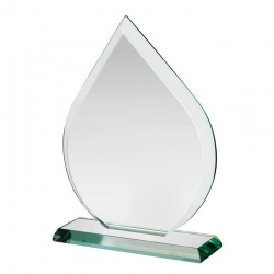 Jade Glass Teardrop Award HC011