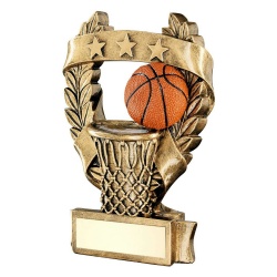 Basketball Three Star Laurel Wreath Trophy