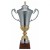 Large Brushed Silver & Gold Plated Trophy 1632