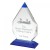 Clear & Blue Crystal Award AC201