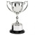 Silver Cast Trophy Cup on Round Base