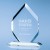 Clear Glass 15mm Majestic Diamond Award