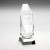 7in Clear Glass Hexagon Award
