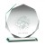 Facetted Octagon Award in 15mm Jade Glass
