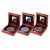 60mm Silver Golf Player Medal In Wood Box