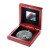 60mm Silver Golf Player Medal In Wood Box