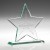 Jade Glass 5 Point Star Award