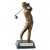 Golf Figure Trophy - Completed Swing