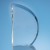 23cm Optical Crystal Facet Curve Award