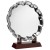 Silver Plated Chippendale Salver On Wooden Stand