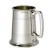 Double Lined Glass Base 1 pint Heavy Pewter Tankard