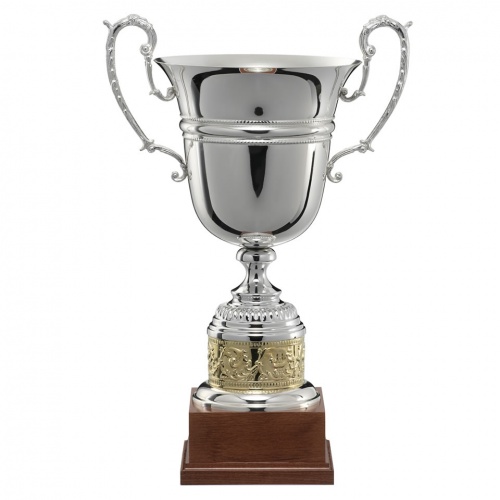 63cm Silver & Gold Plated Trophy Cup 1444