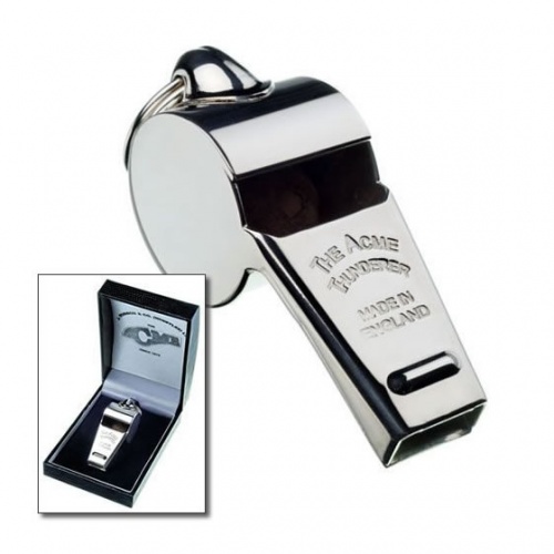 60mm Silver Plated Acme Thunderer Whistle Awards Trophies Supplier