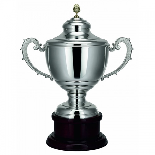 Lidded Silver Two-Handled Trophy Cup 1896