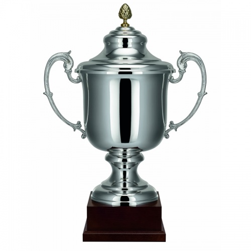 Lidded Silver Two-Handled Trophy Cup 1898