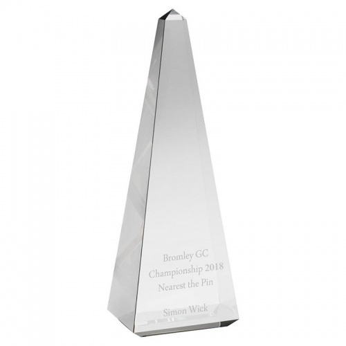 Optical Crystal Pyramid Award AC140