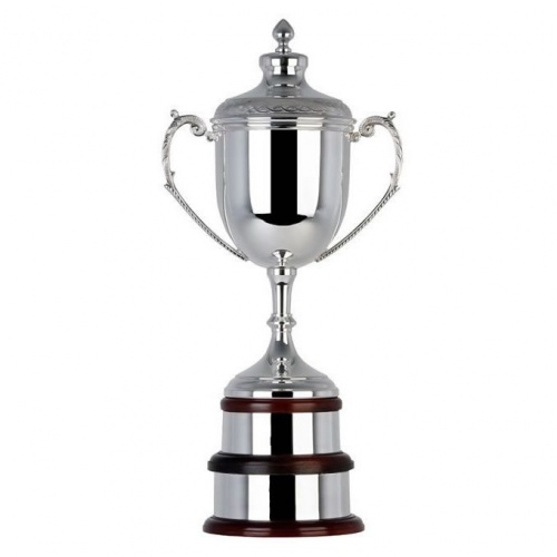 Silver Trophy with Double Plinth BD774