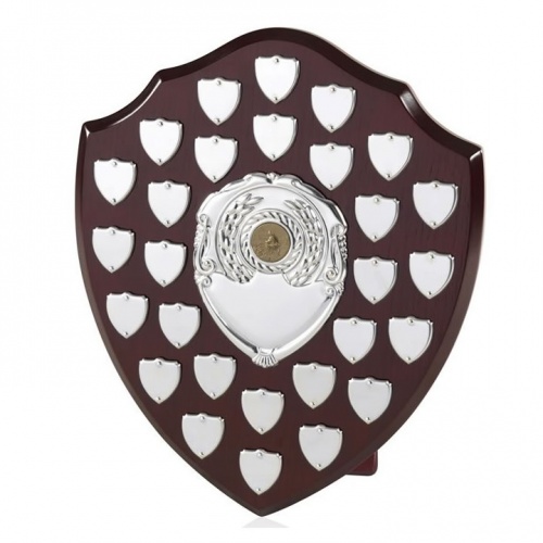 12in Large Wood Awards Shields BPS