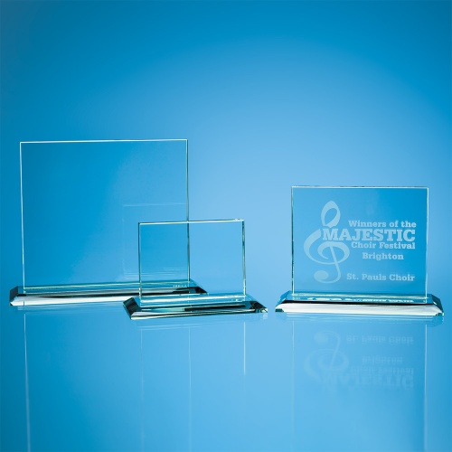 Jade Glass 12mm Horizontal Rectangle Award