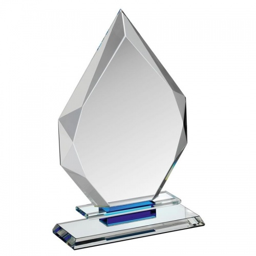 Clear & Blue Glass Award HC018
