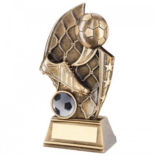 Resin Football Ball & Boot Trophy RF661