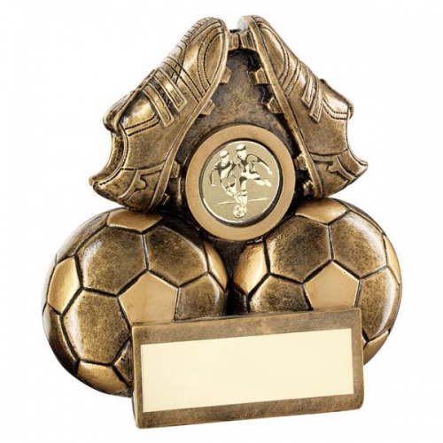 Resin Gold & Bronze Football Award RF851