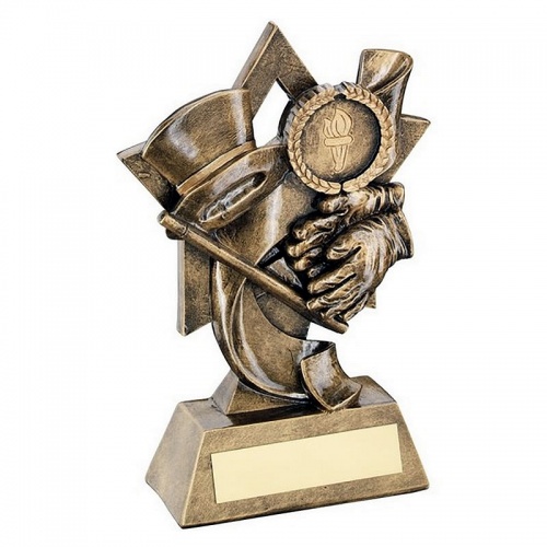 Performing Arts Star Trophy with Base Plaque