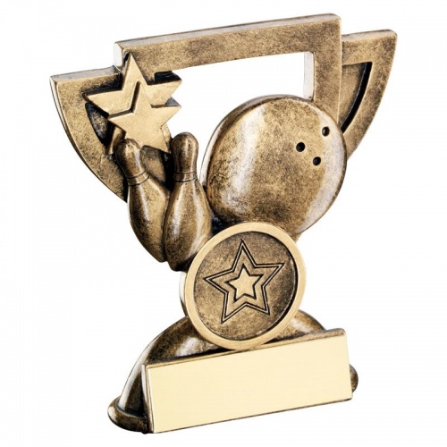 Ten Pin Bowling Mini Cup Trophy