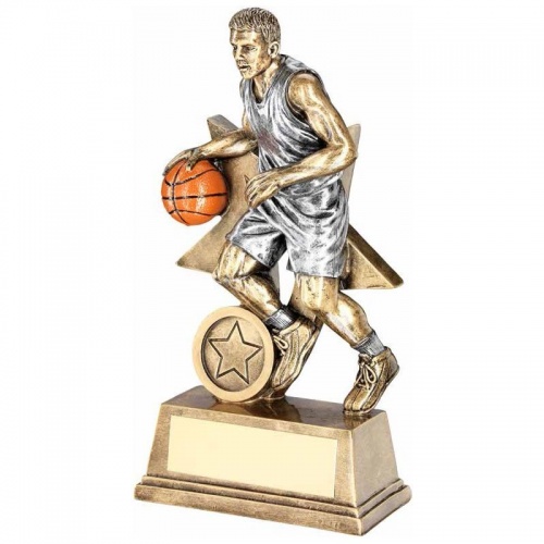Male Basketball Player Trophy