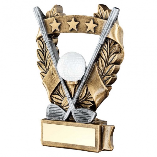 Resin Golf Laurel Garland Trophy RF482