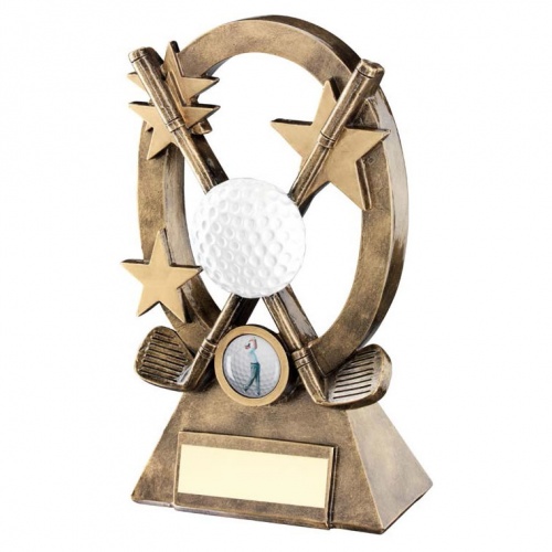 Resin Golf Scene Trophy RF732