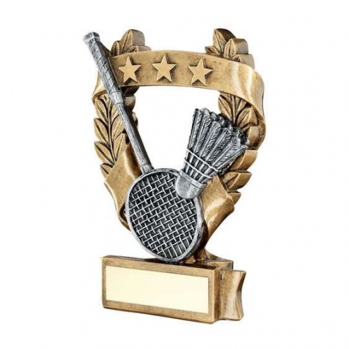 Badminton 3 Star Wreath Award Trophy