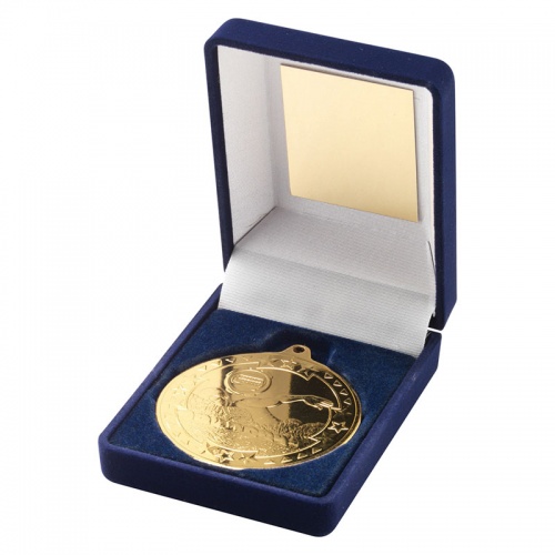 3.5in Gold Swimming Medal
