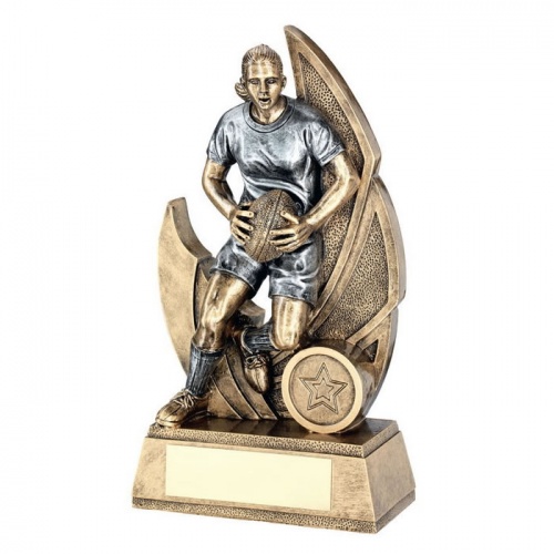 Resin Womens Rugby Player Trophy RF165