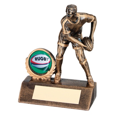 Resin Rugby Player Trophy RF70