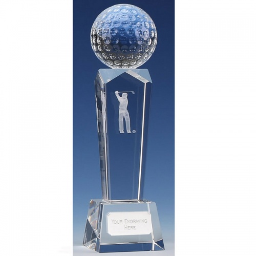 Glass Golf Ball on Column KK023
