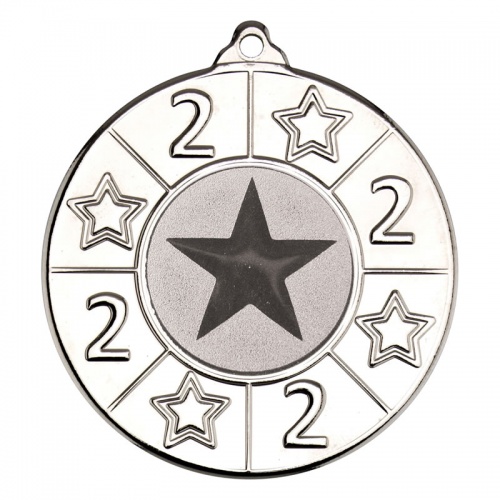 50mm Silver Number Two Star Medal M93