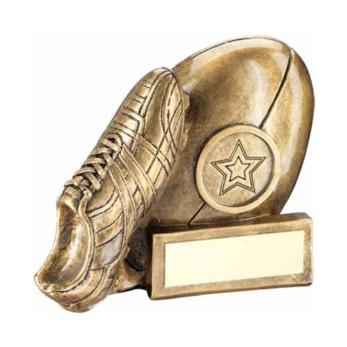 Resin Bronze Rugby Trophy RF364