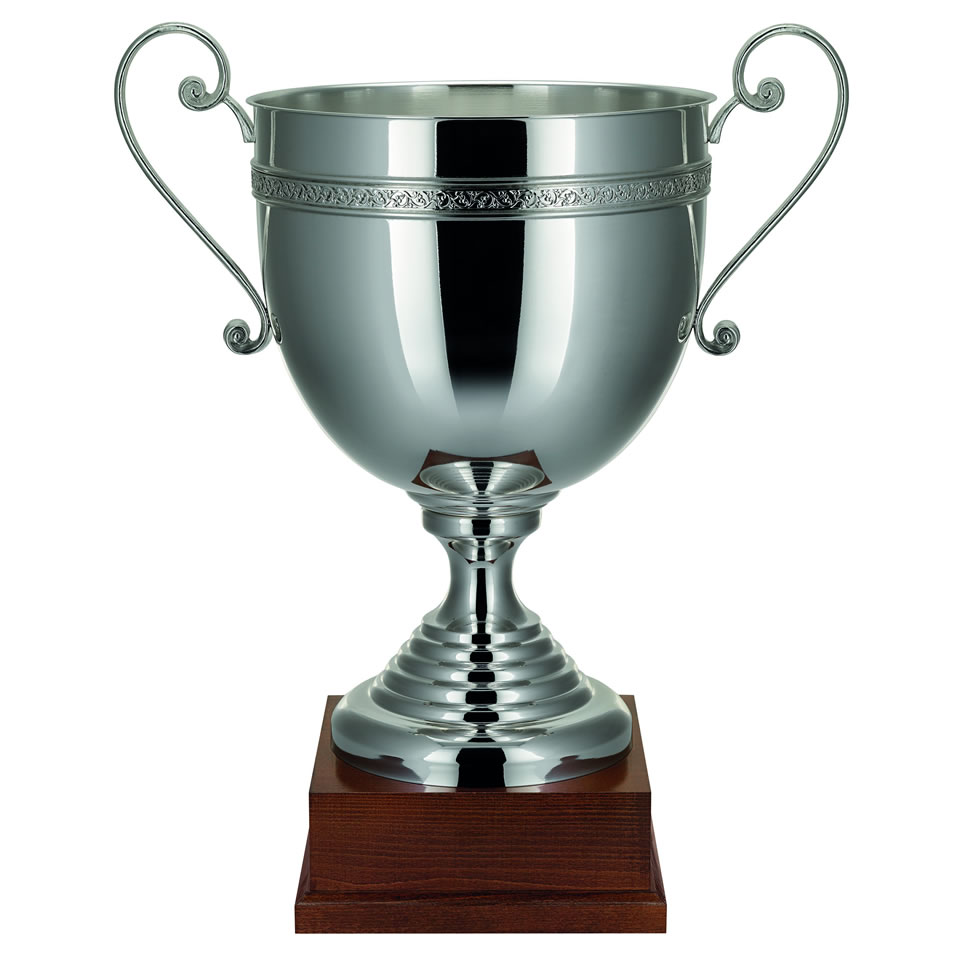 55cm Silver Plated Trophy on Square Base 1871 Awards Trophies Supplier