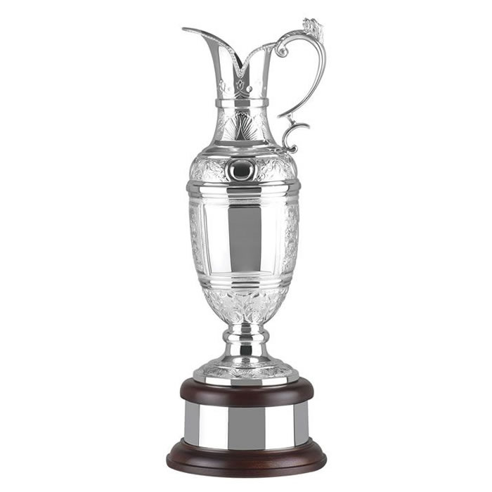 Handchased Silver Claret Jug Golf Trophy - Awards Trophies ...