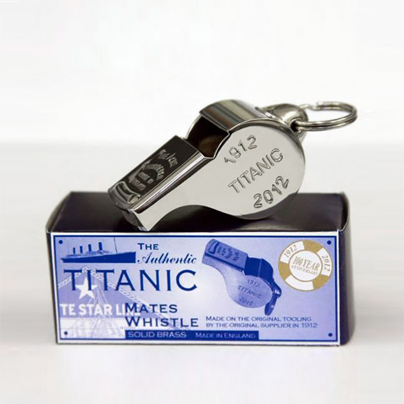Engraved Titanic Centenary Whistle in Nickel Plated Finish Awards
